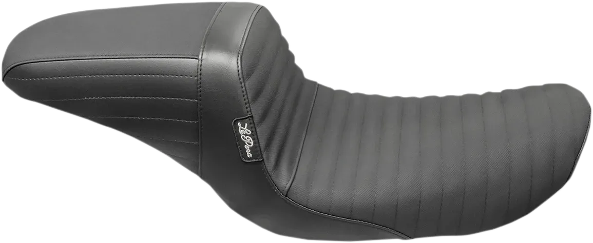 LE PERA Kickflip Fits Seat - Pleated W/ Gripp Tape - Black - FXD '96-'03