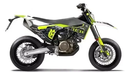 HUSQVARNA FACTORY GRAPHICS KIT 2020 - 2024 SUPERMOTO GENUINE OEM NEW