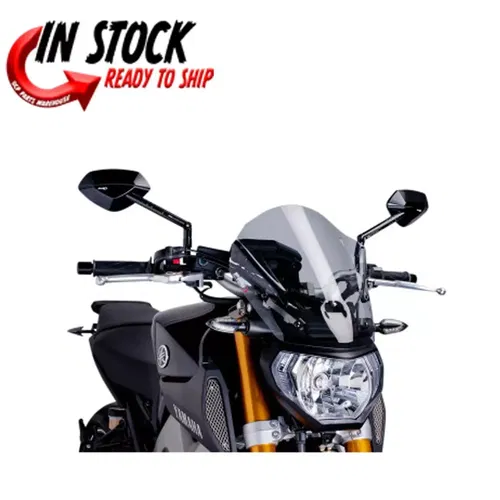 Puig Touring Windscreen Smoke fits Yamaha FZ-09 2014-2016  6861H