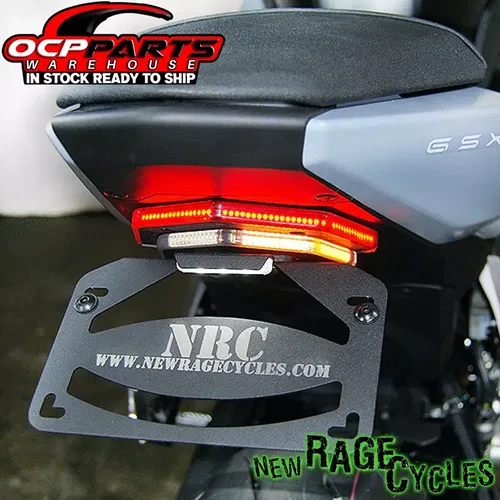 NEW! New Rage Cycles Fender Eliminator Kit for 2023 & Up Suzuki GSX-8S GSX-8R