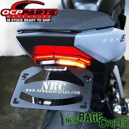 NEW! New Rage Cycles Fender Eliminator Kit for 2023 & Up Suzuki GSX-8S GSX-8R