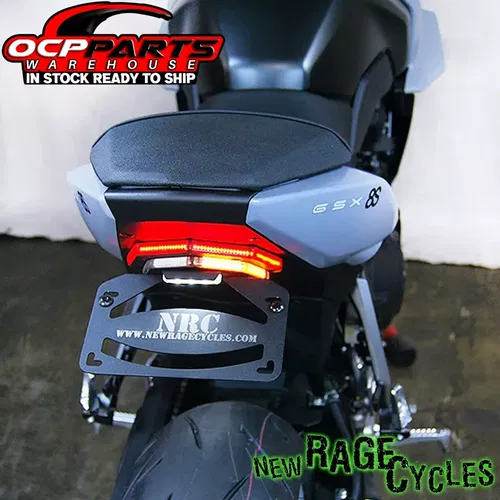NEW! New Rage Cycles Fender Eliminator Kit for 2023 & Up Suzuki GSX-8S GSX-8R