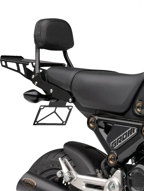 COBRA Sissy Bar Luggage Rack - Black - Fits Grom 02-3607B