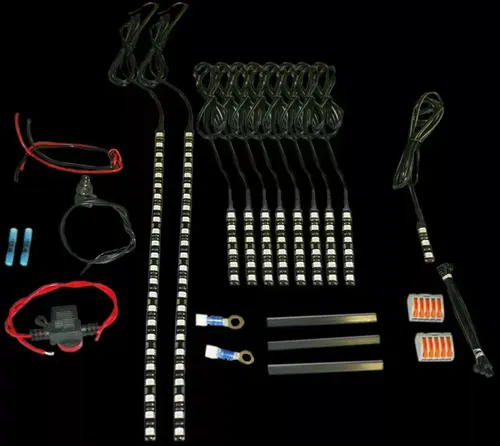 Custom Dynamics Magicflex2 LED Engine Kit Amber For Indian 2040-2184