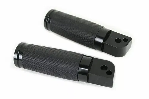 Wyatt's 2018 Black Rider Footpeg Set for Harley Davidson by V-Twin 27-0491