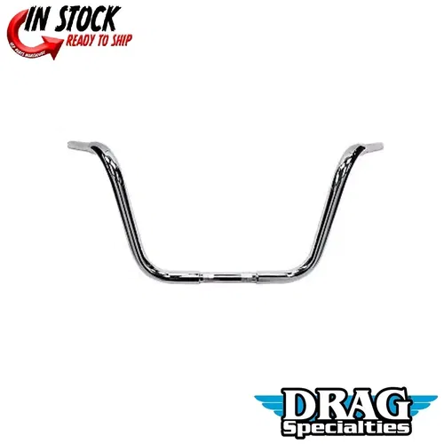 Drag Specialties Chrome 12.5" Ape Hanger 1-1/4" Handlebars for Harley TBW
