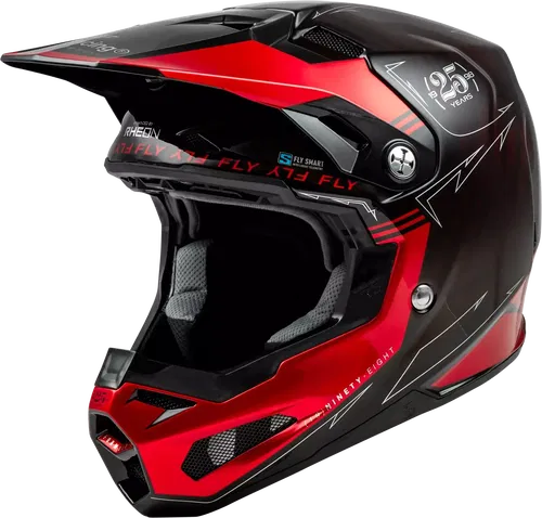 Fly Racing Formula S Carbon Legacy Helmet (2024) MOTOCROSS Md Red Carbon/Black