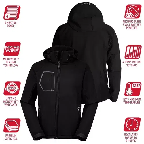 2025 GERBING HEATED CLOTHING 7V TORRID SOFTSHELL HEATED JACKET 2.0 - PICK SIZE