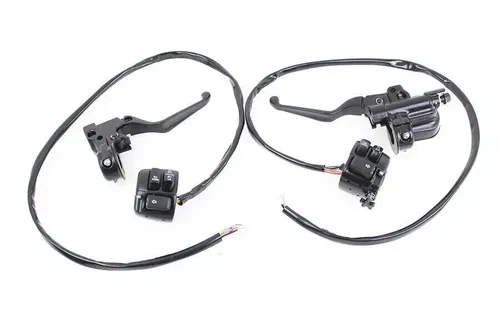 Handlebar Control Kit Black fits Harley-Davidson 22-1526