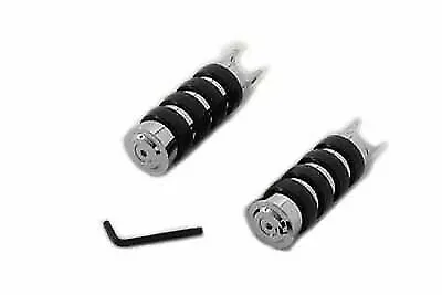 Magna Ring Style Large Footpeg Set for Harley Davidson by V-Twin