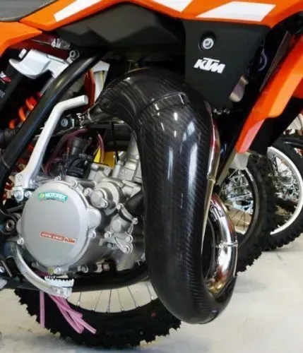 P3 Carbon Fiber Stock Heat Shield For KTM 250 XCF-W 06-13 SX-F 11-12 201054
