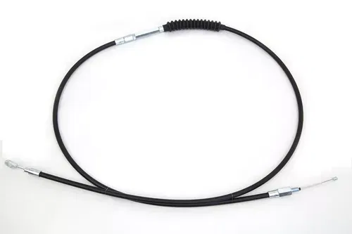 72.8" Black Vinyl Clutch Cable for Harley Davidson by V-Twin