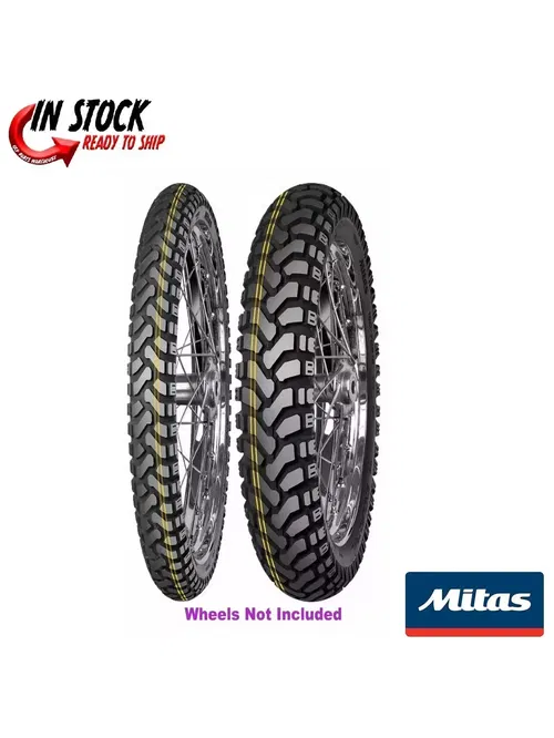 New Mitas ENDURO TRAIL Dakar (E-07) 90/90B21 & 140/80B18 Adventure Bike Tires