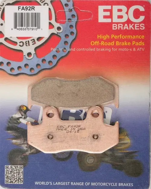 EBC R Series Long Life Sintered Brake Pads FA92R