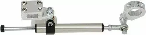 Moose Racing Motorcycle 7-Way Steering Stabilizer For Honda TRX450R 4-16 Silver