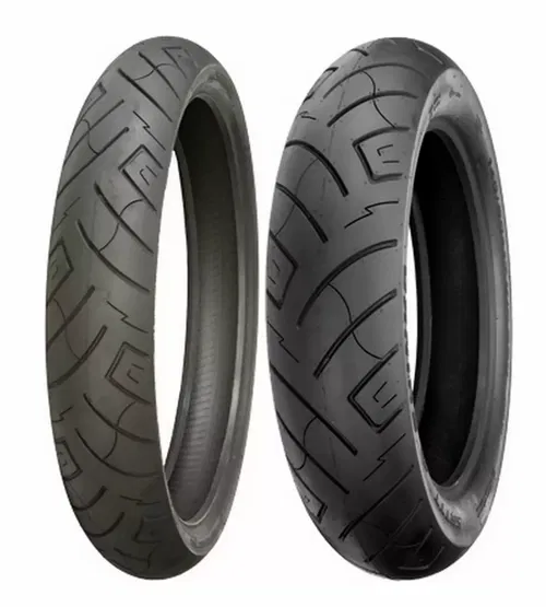 New Shinko 120/70-21 & 180/55-18 777 H.D. Tire Set For Harley-Davidson & Customs