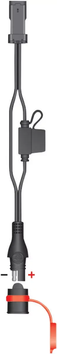 TecMate OptiMate Ducati Battery Connector to SAE Adapter Cable O47