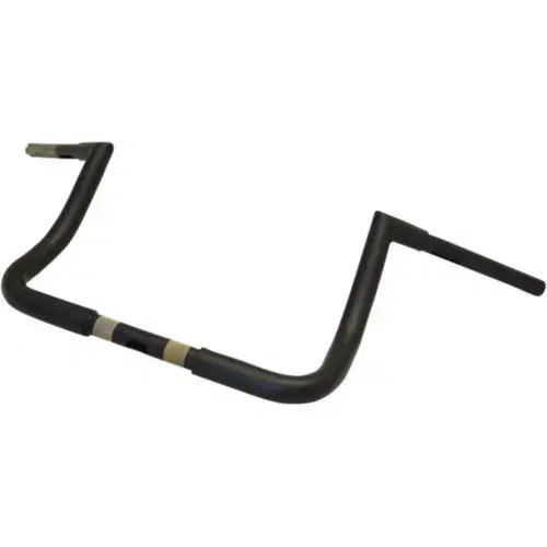 LA Choppers Flat Black 14" Twin Peaks Handlebars fits 1996-2018 Harley Touring