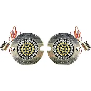 Custom Dynamics Flat Rear Turn Signal 1156 Amber Lens 2020-1891