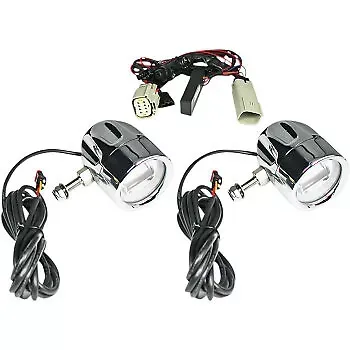 Custom Dynamics LED Fog Light for Trike Chrome 2001-2204