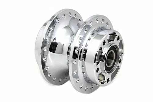 Chrome Front Wheel Hub for Harley Davidson by V-Twin