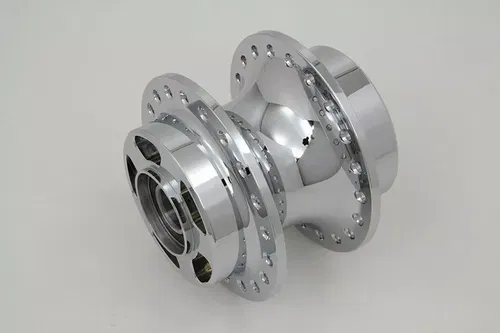 Chrome Front Wheel Hub for Harley Davidson by V-Twin