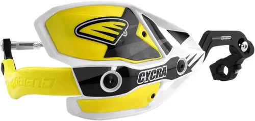 Cycra Ultra Probend CRM Wrap Around Handguards White/Yellow 7/8 Handlebars