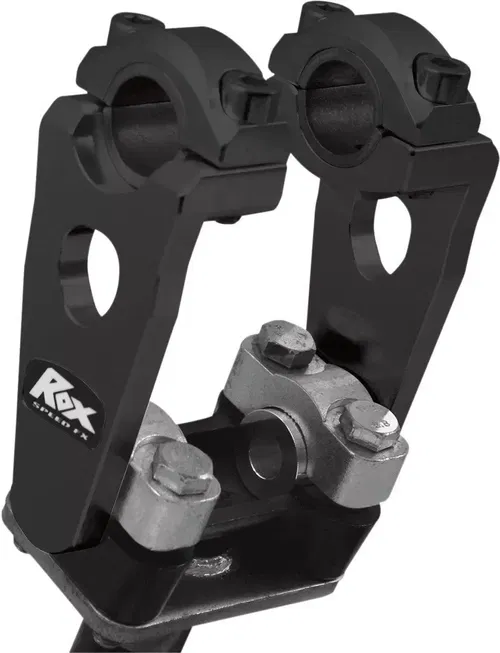Rox Speed FX - 3.5" Pivoting Risers for 7/8 OR 1-1/8 Handlebar Black 1R-P3SEK