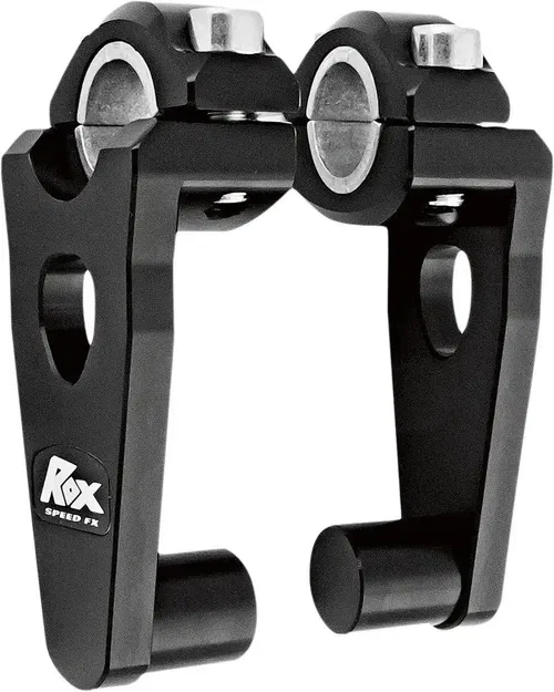 Rox Speed FX - 3.5" Pivoting Risers for 7/8 OR 1-1/8 Handlebar Black 1R-P3SEK