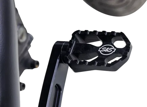 S&amp;S CYCLE Brake Pedal - Mid-Mount - Black Fits 560-0370