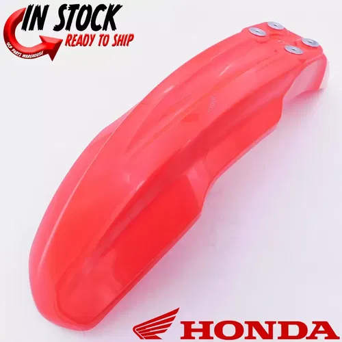 HONDA FRONT FENDER PLASTIC 2007-2024 CRF150 R RB GENUINE OEM NEW 61110-KSE-000