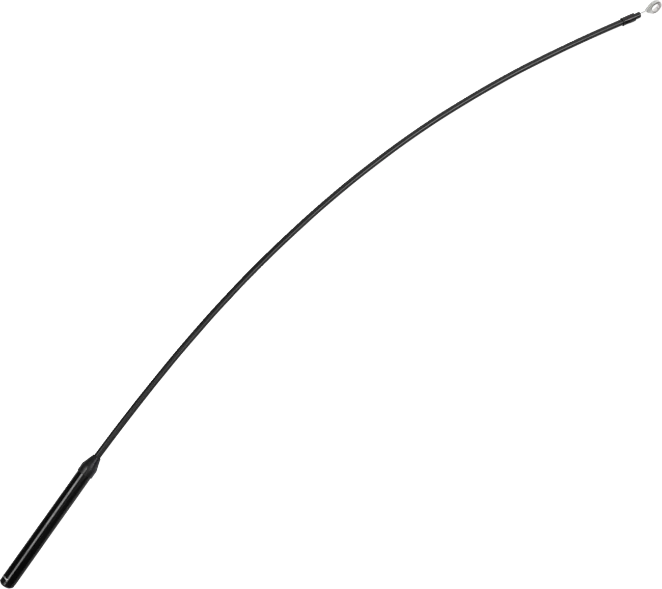 MOTION PRO Blackout Top Half Clutch Cable - -0.9" 06-2428