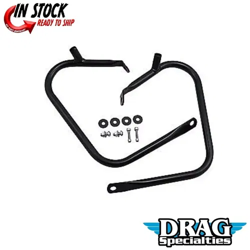 Drag Specialties 0505-1562 Black Saddlebag Protector for 09-13 FLHT/FLHR