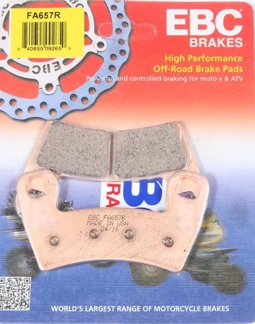 EBC X Series Carbon Graphite Brake Pads FA657R Front/Rear