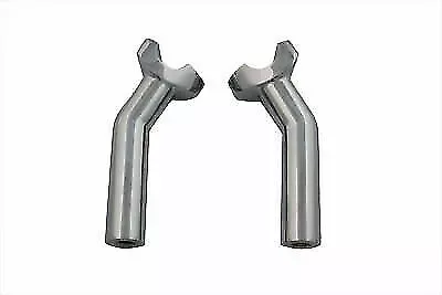 5-1/2" Pullback Riser Set Chrome for Harley Davidson by V-Twin