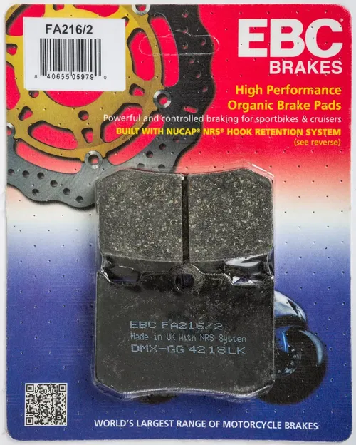EBC Organic  Brake Pads FA216/2