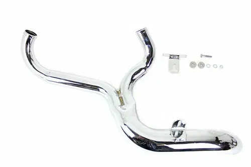 FXD 2:1 Lake Side Pipe Exhaust Chrome fits Harley 30-0678 V-Twin  2006-2017 FXD