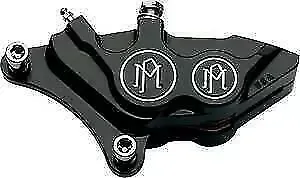 Performance Machine Contrast Cut Right Side Caliper for 2000-up Harley 11. Black