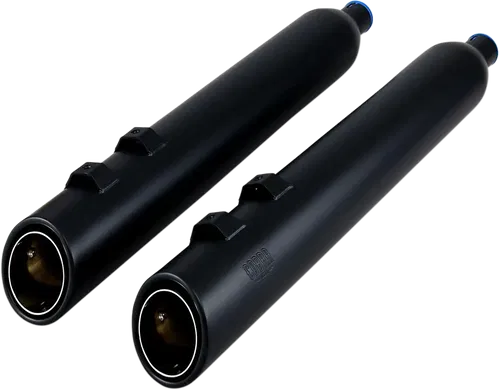 COBRA 909 Uppercut Mufflers for '95-'16 FL - Black 6268RB