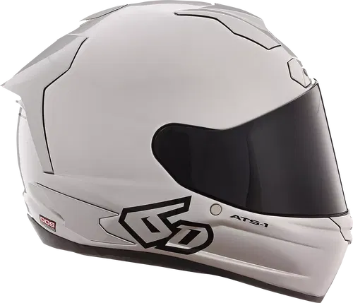 6D HELMETS ATS-1R Solid Helmet MOTOCROSS Large Gloss Silver