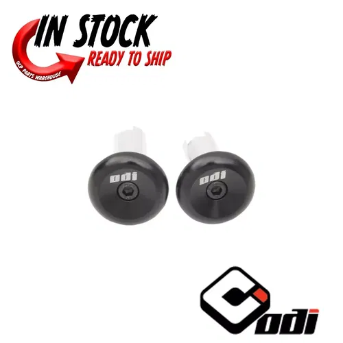 ODI ALUMINUM HANDLEBAR END PLUG BLACK FITS INSIDE DIAMETERS 14MM-19MM F71APB