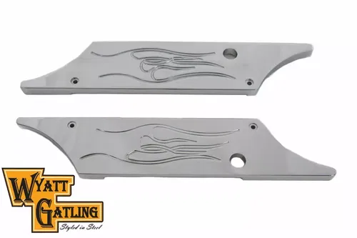 Wyatt Gatling Saddlebag Face Plate for Harley Davidson by V-Twin