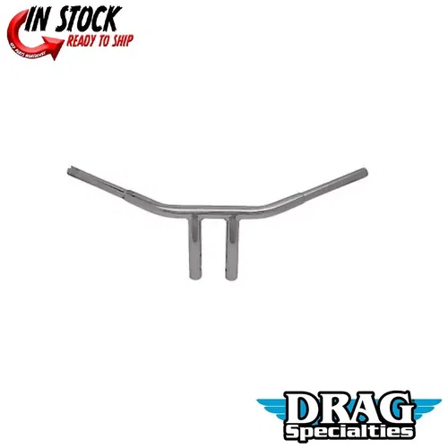 Drag Specialties 0601-4274 Chrome 1-1/4" Handlebars 8" Rise Buffalo T-Bar