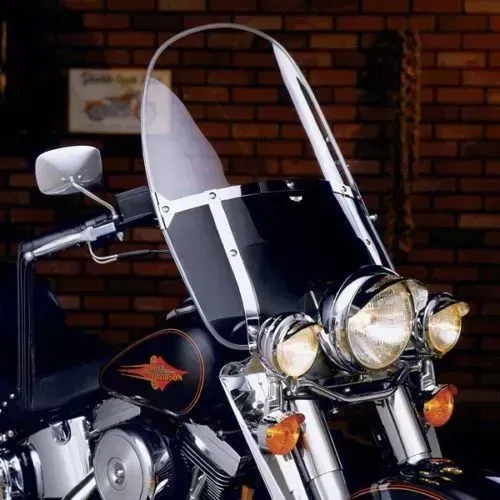 National Cycle Heritage Beaded Windshield Black W/ Adjustable Window N2233