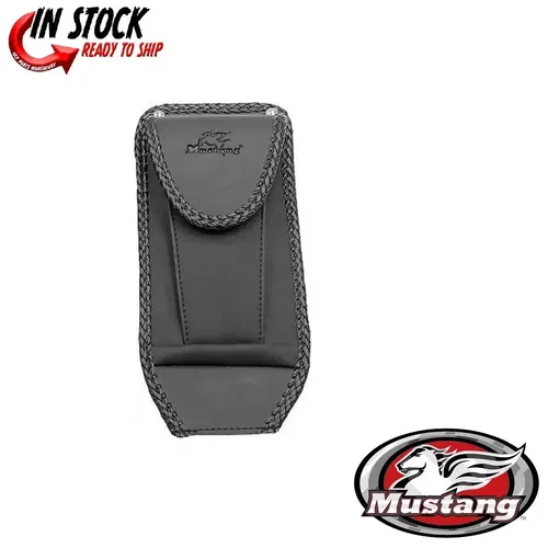 Mustang Tank Bib w/ Pouch Synth Leather for 06-12 Kawasaki VN900 Vulcan