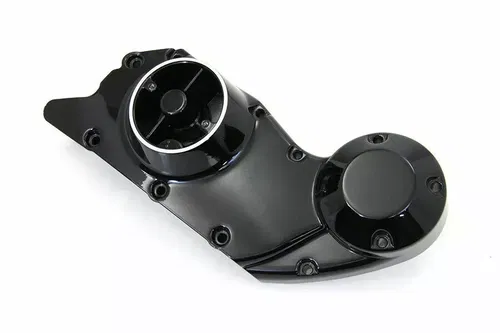 Gloss Black Cam Gearcase Cover for Harley Davidson by V-Twin