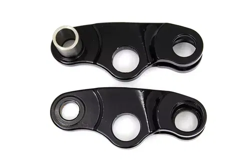 Black Spring Fork Rocker Set fits Harley Davidson 49-0738