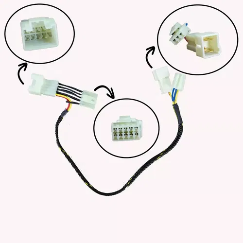WOODCRAFT KEY SWITCH ELIMINATION HARNESS YAMAHA 15-17 FZ-07 / 18-20 MT-07