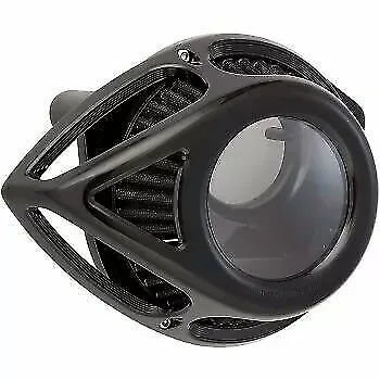 Arlen Ness Black Clear Tear Series Air Cleaner Kit for Harley Twin Cam 1010-2557