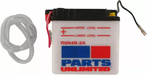 Parts Unlimited 6V Conventional Battery R6N4B-2A